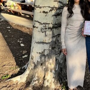Beige skirt and top - matching set